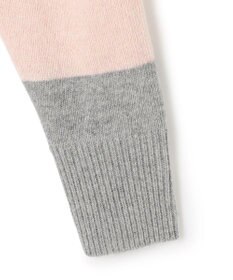 23区 【洗える】ウールナイロン カラーブロック ニット