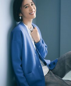 UNFILO スポンジニット カーディガン