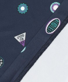 23区GOLF 【WOMEN】【吸水速乾・UVケア】ステッカープリント モックネックシャツ