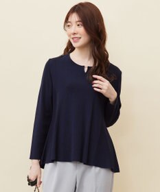 ANY SIS 【WEB・一部店舗限定】ペプラム ニット