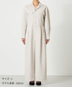 NAVE 【ReNAVE・洗える/UVカット】スパンポリエステル ジャンプスーツ