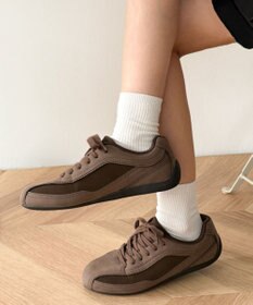 WEGO レースアップローカットスニーカー