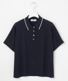 J.PRESS LADIES L 【洗える】ドライコットン ポロ ニット