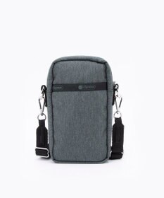 LeSportsac DENIM PHONE CROSSBODY/ブラックデニム/ブラックシェルパ