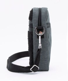 LeSportsac DENIM PHONE CROSSBODY/ブラックデニム/ブラックシェルパ