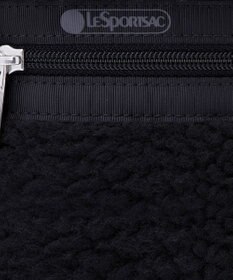 LeSportsac DENIM PHONE CROSSBODY/ブラックデニム/ブラックシェルパ