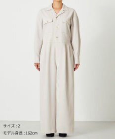 NAVE 【ReNAVE・洗える/UVカット】スパンポリエステル ジャンプスーツ
