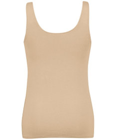 Wing カップ付きタンクトップ 綿混(身生地部) ラク きれいなバストシルエット 【シンクロブラトップ 綿混タイプ】 ブラトップ ET1132 ウイング／ワコール