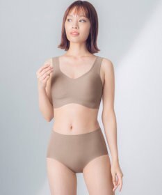 Wing ノンワイヤーブラ 【綿の贅沢】 綿混素材 ラクなのにきれい ハーフトップ KB1031 ウイング／ワコール