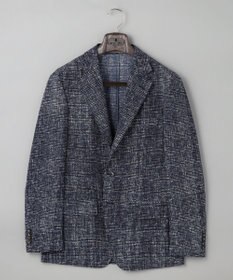 GOTAIRIKU 【吸汗速乾/シワになりにくい/ストレッチ/通気性】クールマックスサッカー シャツジャケット