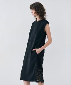 BEIGE， KALMIA / バックファスナーレースドレス