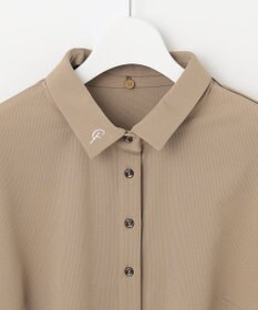 23区GOLF 2WAY着用可能【23Fondation/WOMEN】衿付き シャツワンピース