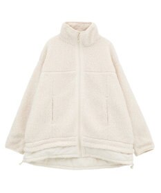 Green Parks 異素材コンビスタンドボアブルゾン