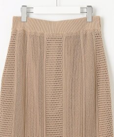 自由区 L 【洗える】シアーコイル スカート