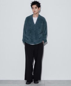WEGO 【ユニセックス着用ITEM】フェザーカーディガン