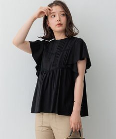 23区 【SLOW/一部店舗限定】ブライトリネン デザイン ブラウス