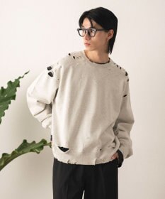 WEGO ショートダメージプルオーバー