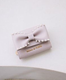 Maison de FLEUR リボンパールウォレット