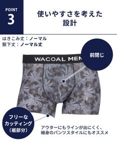 WACOAL MEN ボクサーパンツ 【DREAMS COME TRUE 35th Anniversaryコラボ】 メンズ 下着 【気持ちいいパンツ】 ズレにくい 前閉じ 通気性 吸汗速乾性 抗菌防臭 ドリカム フリーカッティング(裾部分) WT3422 /ワコールメン