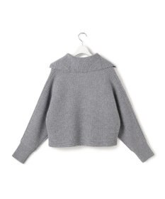 23区 S 【洗える】ウールカシミヤチャンキー クロップド スキッパーニット