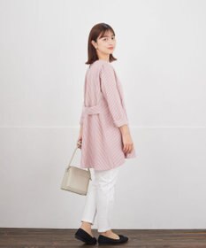 Tiaclasse 【おのののかさん着用】半袖＆七分袖選べる袖丈バックフレアチュニック