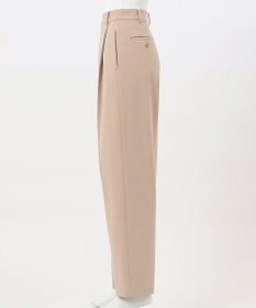 23区 【エステータ】コットンダブルクロス テーパード ワイドパンツ