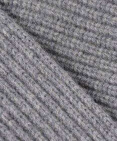 23区 S 【洗える】ウールカシミヤチャンキー クロップド スキッパーニット