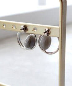 Tiaclasse カラーアクリル＋フープピアス