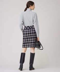 自由区 L BALLIループミルドチェック スカート