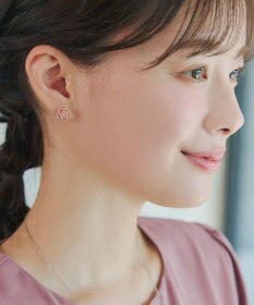 Tiaclasse 【金属アレルギー対応】カメリアモチーフピアス・イヤリング