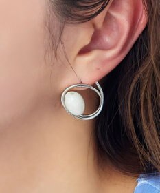 Tiaclasse カラーアクリル＋フープピアス