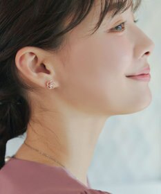 Tiaclasse 【金属アレルギー対応】カメリアモチーフピアス・イヤリング