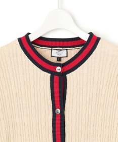 J.PRESS YORK STREET 【WOMEN】コットンベーシック ニットカーディガン