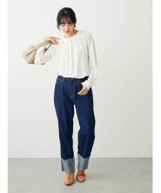 Green Parks ＢＰ　釦付き長袖ブラウソー