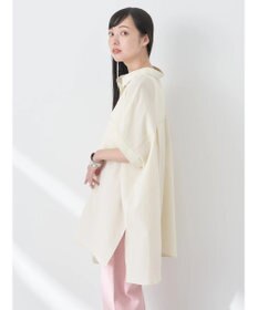 earth music&ecology 配色ステッチＢＩＧシャツ