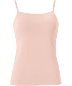 Wing カップ付きキャミソール 綿混(身生地部) ラク きれいなバストシルエット 【シンクロブラトップ 綿混タイプ】 ブラトップ ET1032 ウイング／ワコール