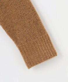 JOSEPH ABBOUD 【インポート素材/ふわふわ】ブークレー  ハイネック  ジップ プルオーバー ニット