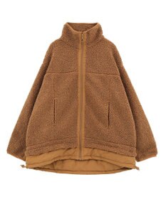 Green Parks 異素材コンビスタンドボアブルゾン