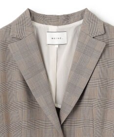 BEIGE， MER / グレンチェックジャケット