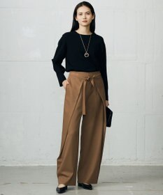 自由区 L 【カタログ掲載】レーヨンストレッチベーシックシルエット ニット