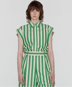 NAVE 【Nave 　洗える】ワイドストライプ ブラウス