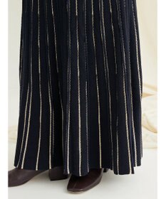 CRAFT STANDARD BOUTIQUE 配色ストライプニットスカート