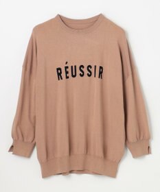 ANY インターシャロゴニットプルオーバー