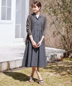 Tiaclasse 【洗える】開襟シャツワンピース