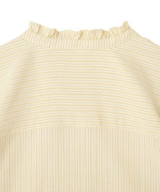 AMERICAN HOLIC スタンドフリルストライプスキッパーブラウス