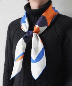 Marca ＜秋の新色！＞ 【the PORT by marca】LIGHT 大判 シルクツイル スカーフ