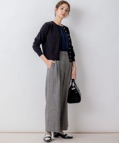 組曲 【洗える・6色展開】Elenaベーシックニット カーディガン