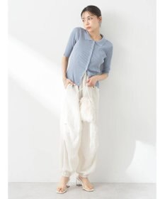 earth music&ecology リブコンパクトカーディガン