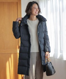 J.PRESS LADIES 【洗える・2way】タフタダウン ロング丈 コート