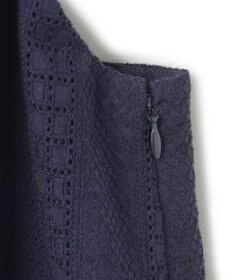 23区 【洗える】コットンエンブロイダリー オールインワン